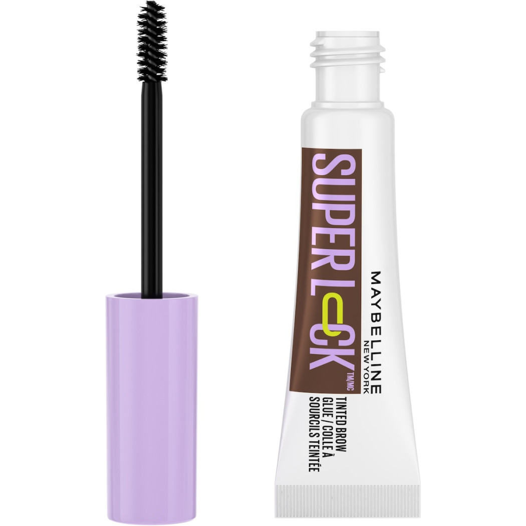 Gel Fijador de Cejas Maybelline SuperLock Tono Deep Brown