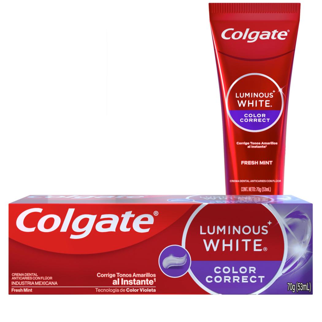 Pasta Dental Colgate Luminous White Color Correct Fresh Mint 70g