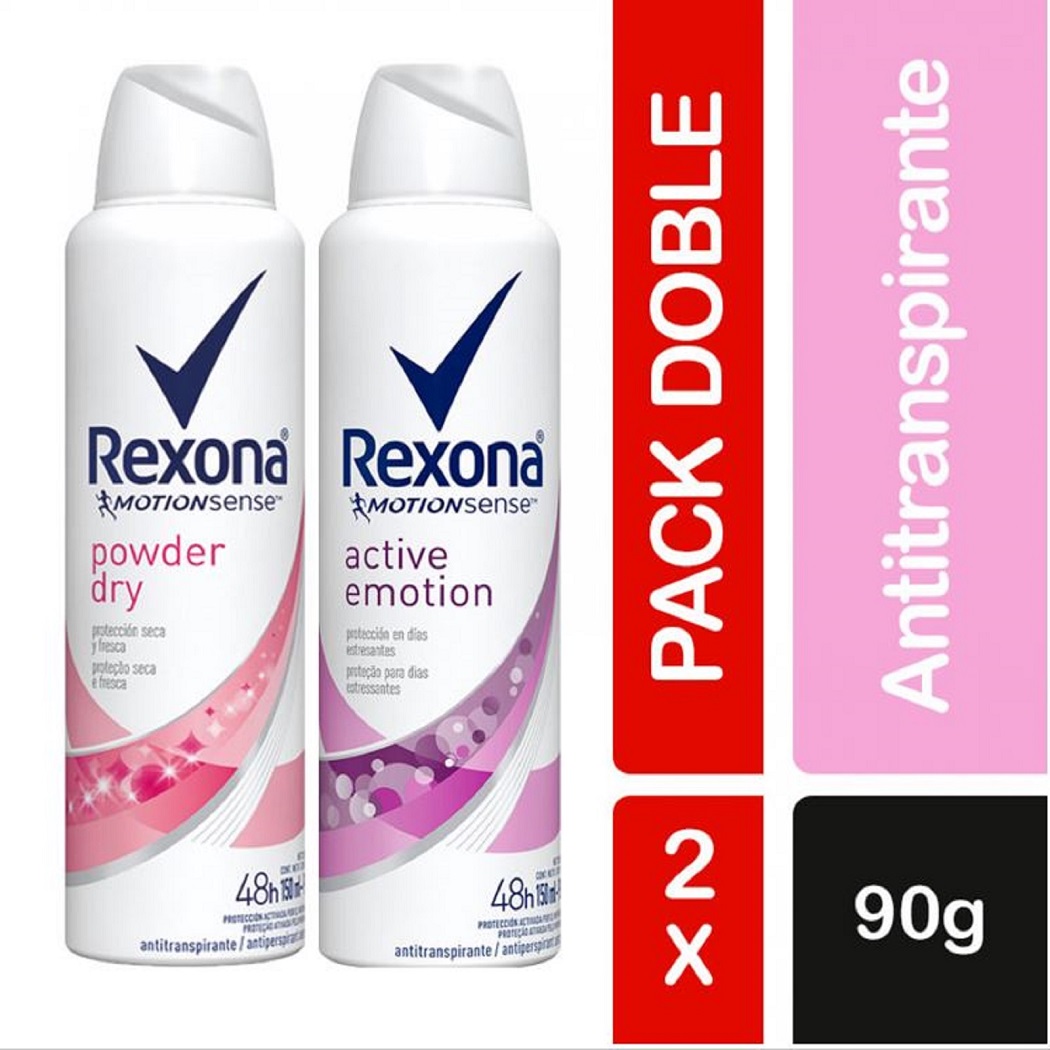 Pack Rexona Spray Woman 2x