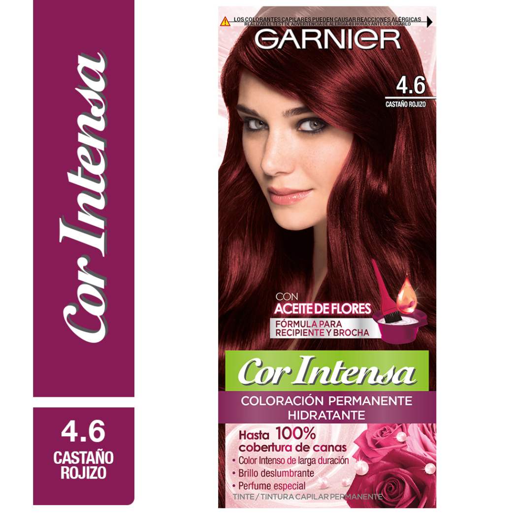 Tintura Nutrisse Cor Intensa 4.6 Castano Rojizo