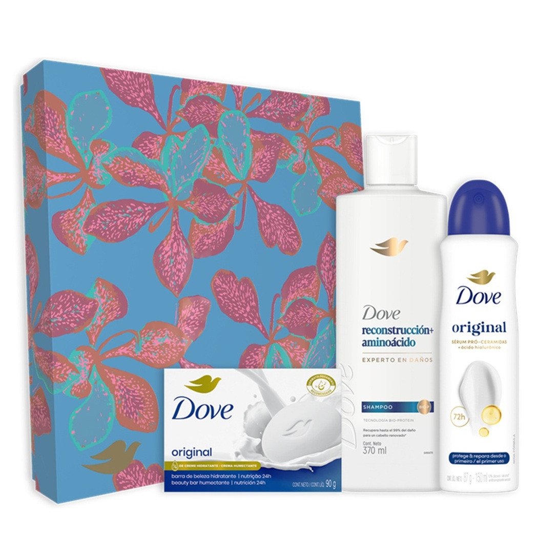 Pack Dove Premium Desodorante + Jabon + Shampoo