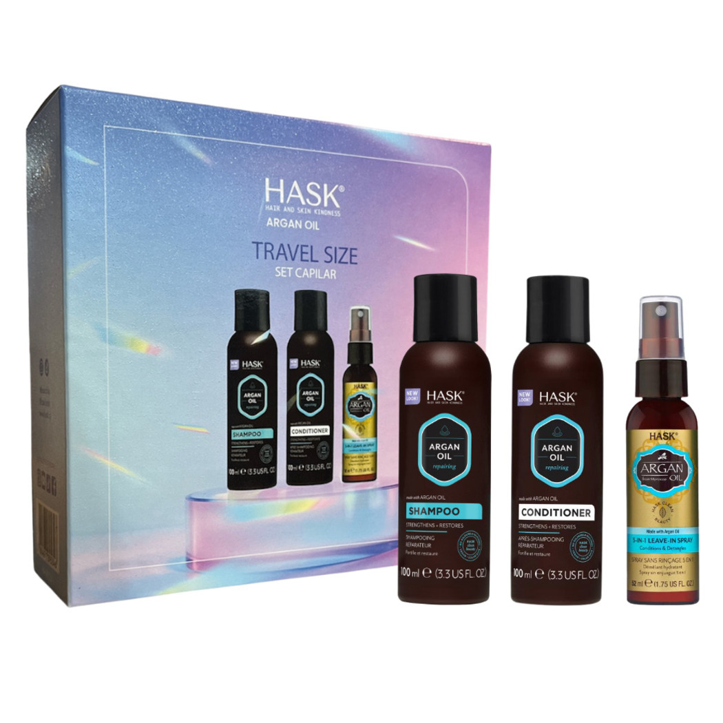 HASK SET CAPILAR ARGAN OIL