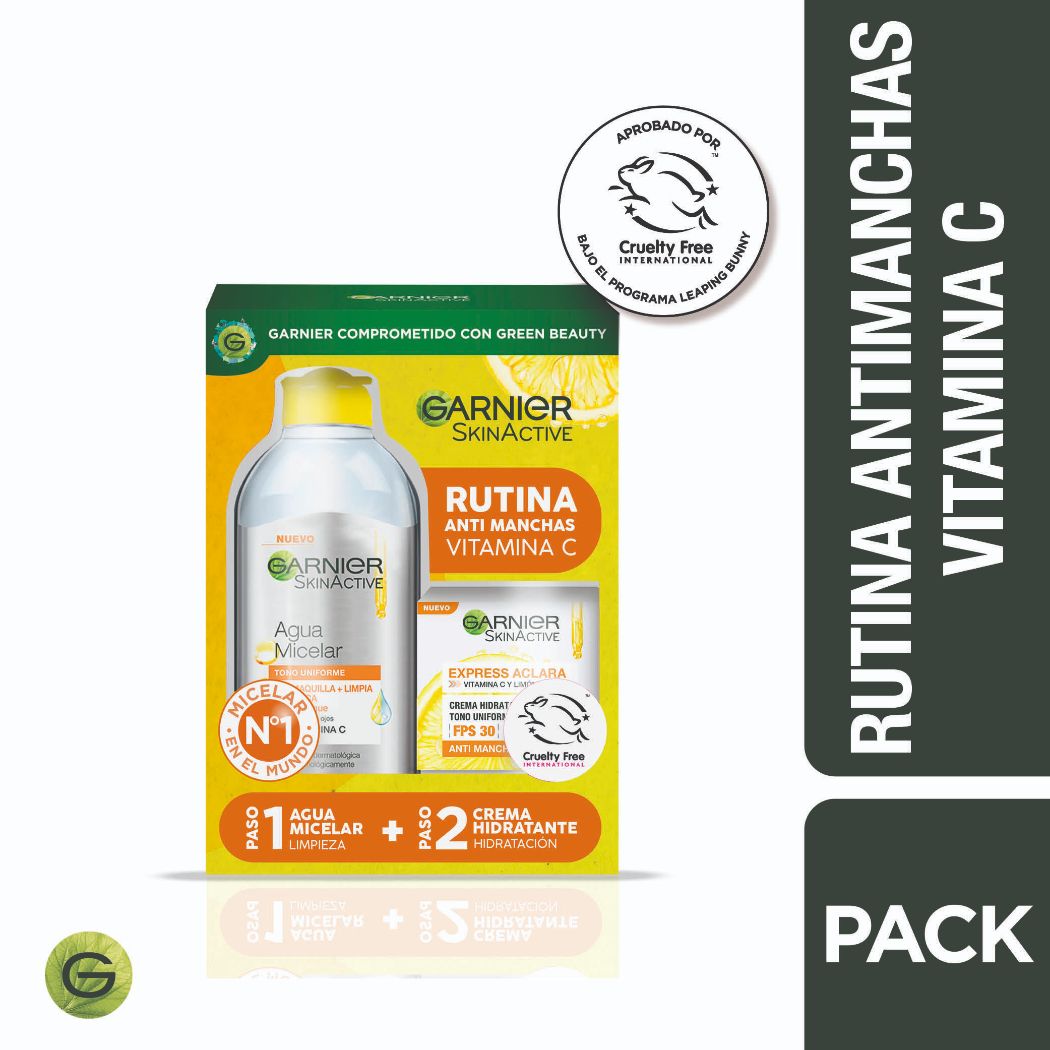 Pack Micelar + Crema Hidratante Vitamina C
