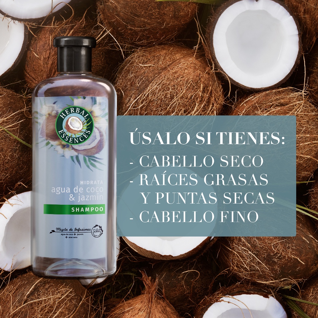 Pack Shampoo y Acondicionador Herbal Essences Agua de Coco y