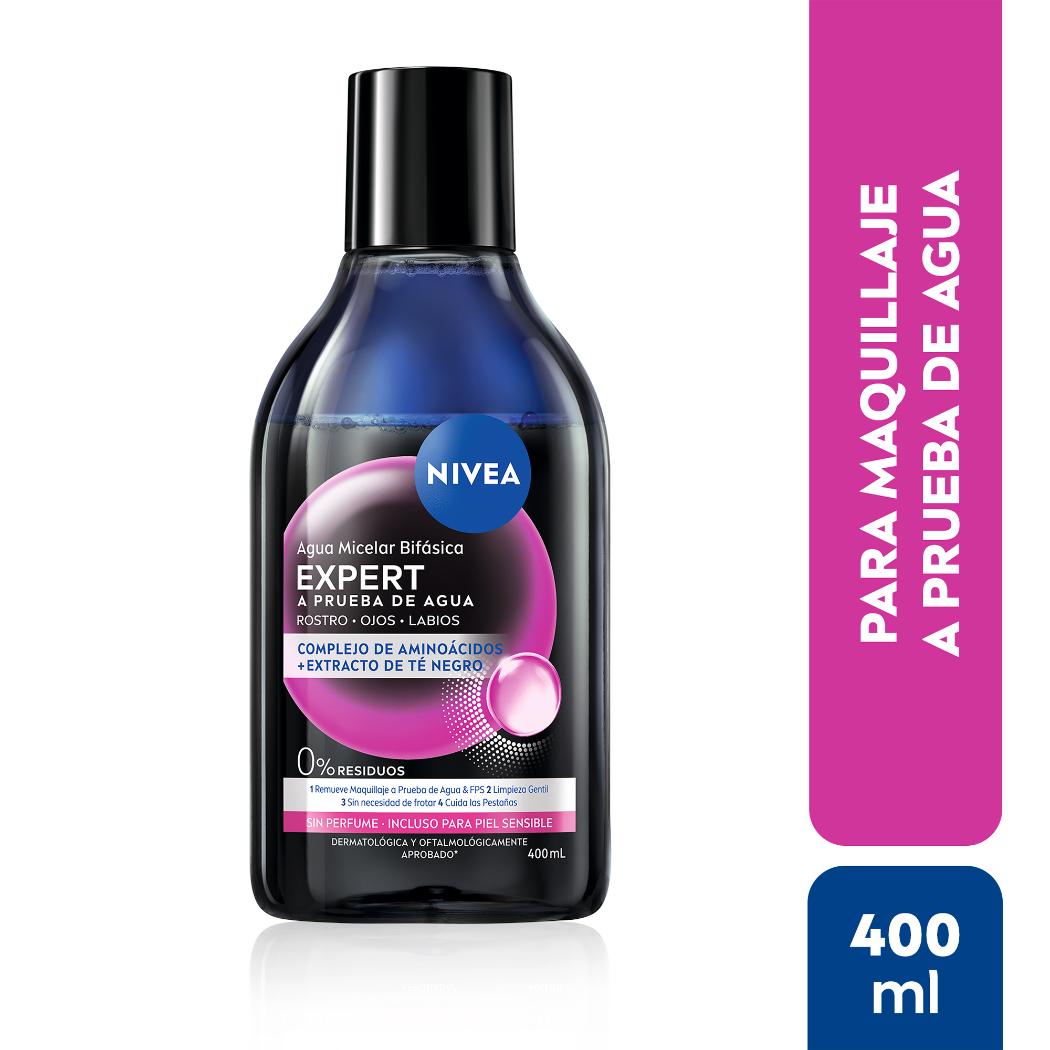 NIVEA Face Agua Micelar 3 en 1 Expert Limpieza Profunda 400ml