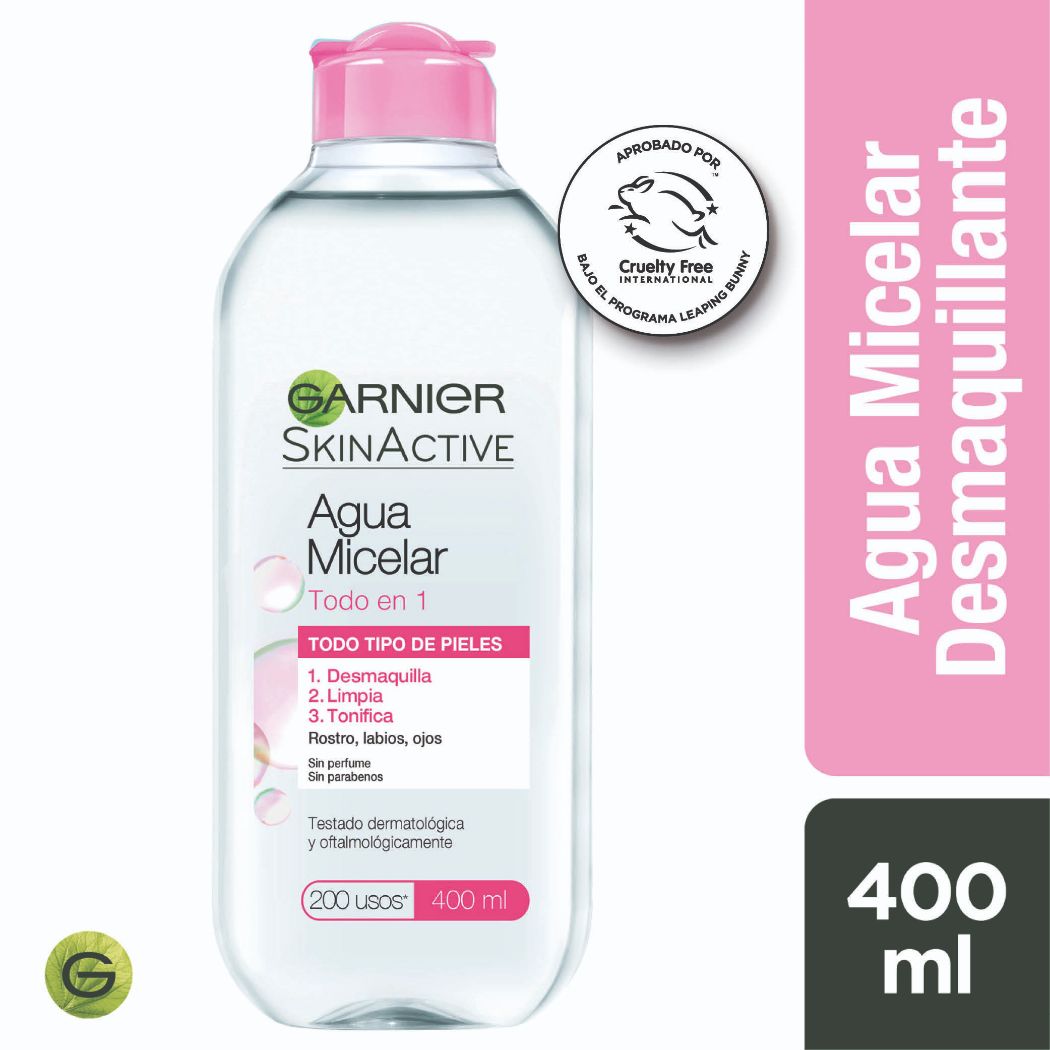 Agua micelar para todo tipo de piel