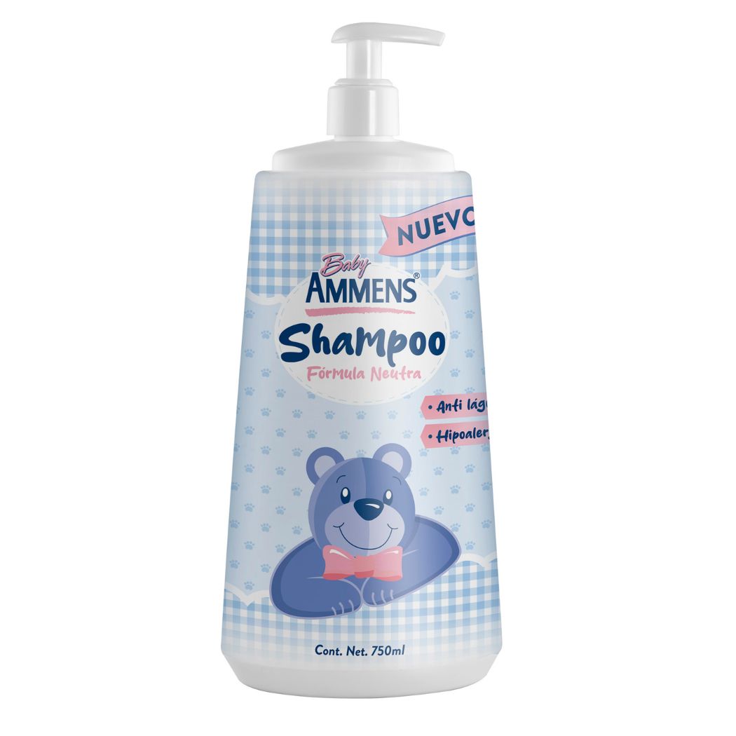 AMMENS SHAMPOO NEUTRO CON DISPENSADOR 750 ML