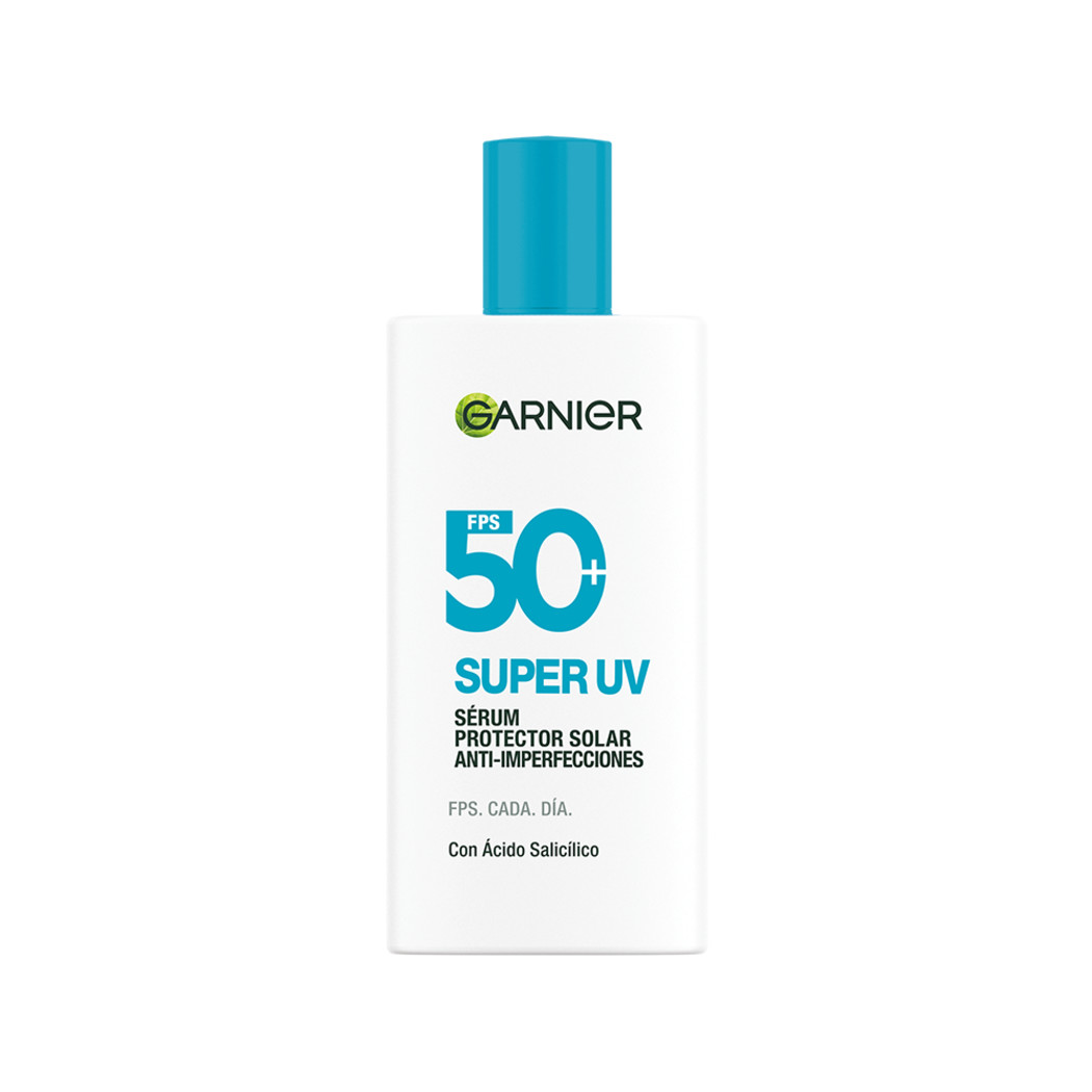 Protector Solar Facial Garnier Super UV Anti Imperfecciones FPS50+ 40Ml