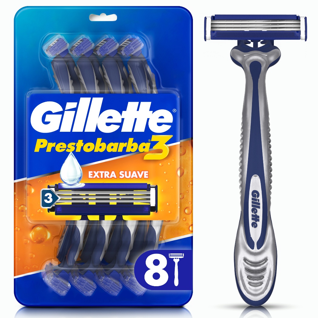 Maquina de Afeitar Gillette Prestobarba3 8 Un