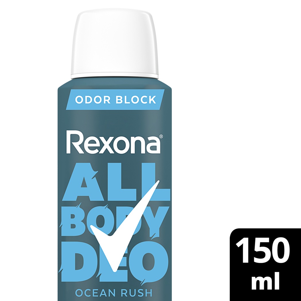 Desodorante Rexona All Body Aerosol Ocean Rush 150ml