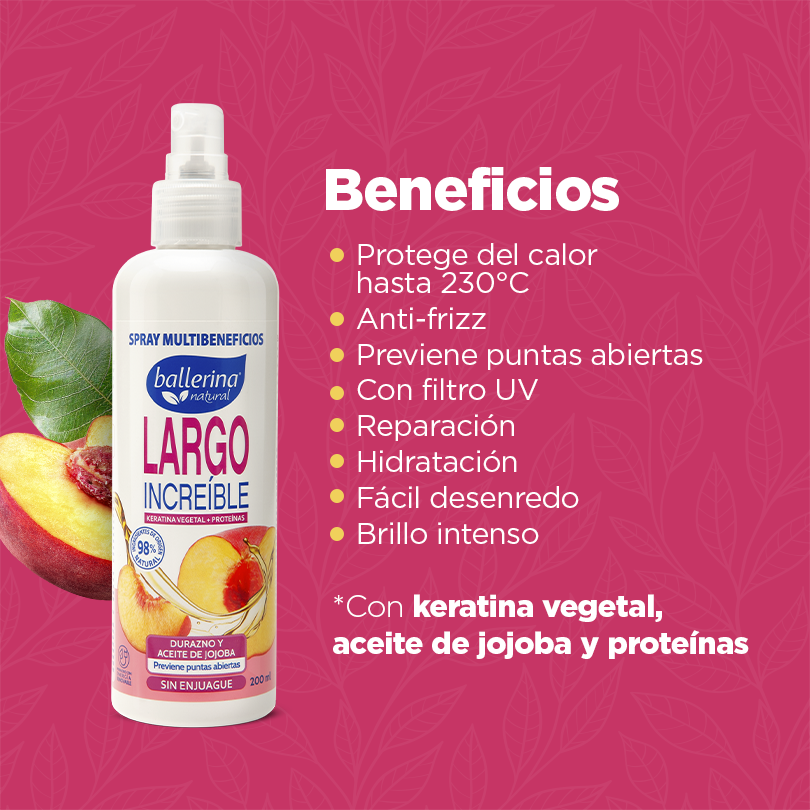 BALLERINA SPRAY MULTIBENEFICIOS LARGO INCREIBLE