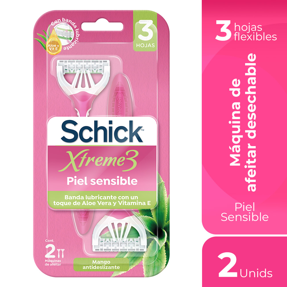 Schick Xtreme3 Piel Sensible x2