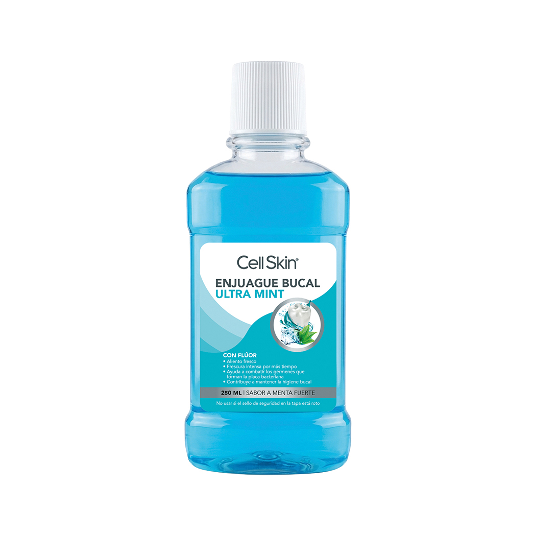Cell Skin Enjuague Bucal Ultra Mint 250Ml