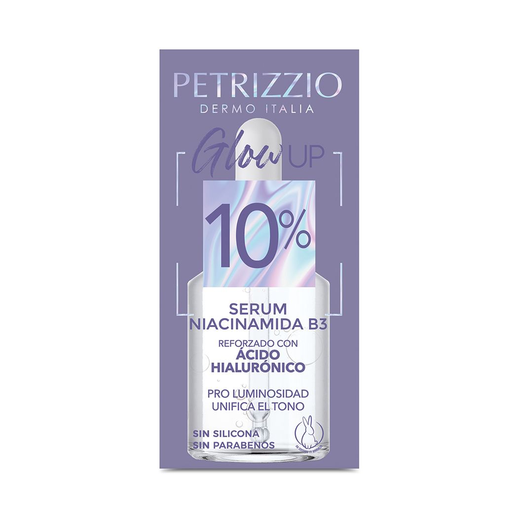 Serum Petrizzio Glow Up Niacinamida 10% Proluminosidad 28 Ml