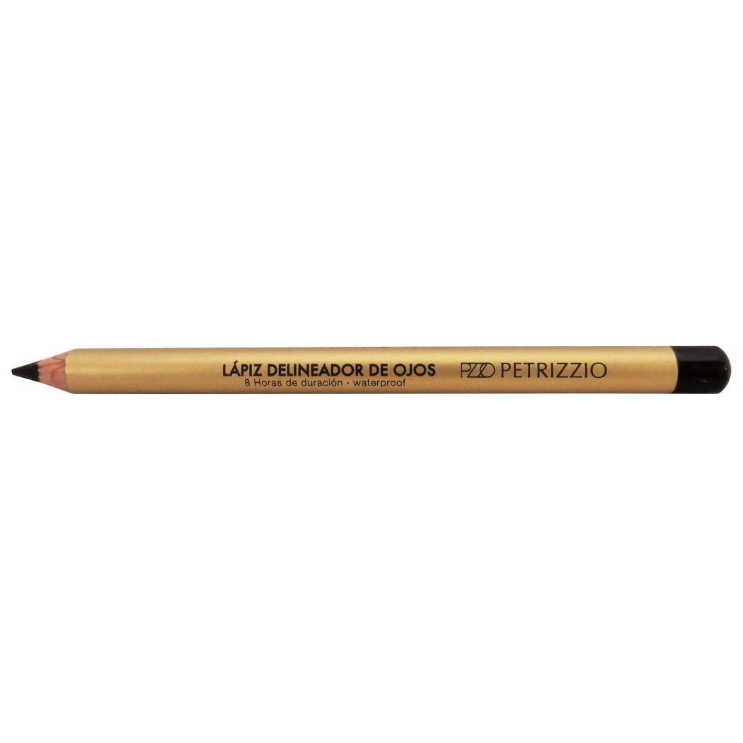 Delineador De Ojos En Lapiz Petrizzio 8hrs. Waterproof Negro