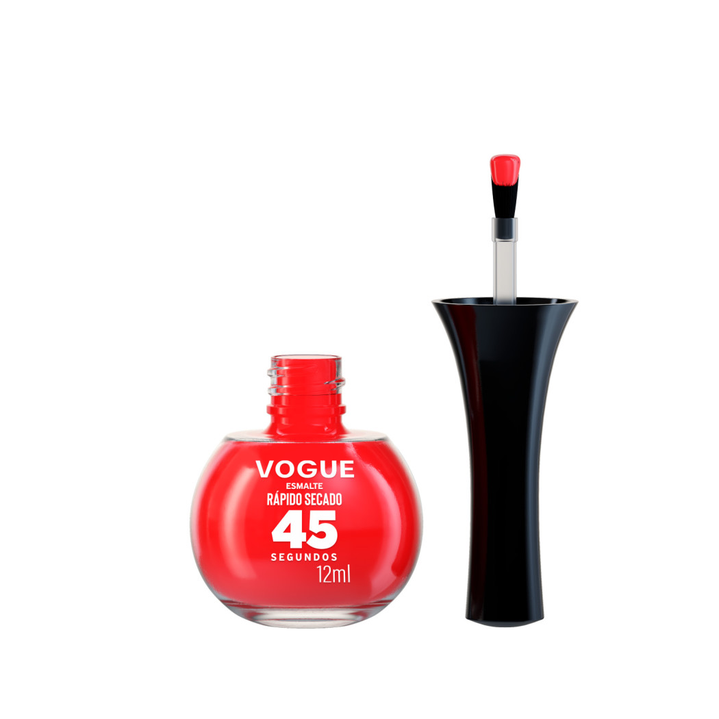Esmalte Vogue Secado Rapido Rojo Antojo