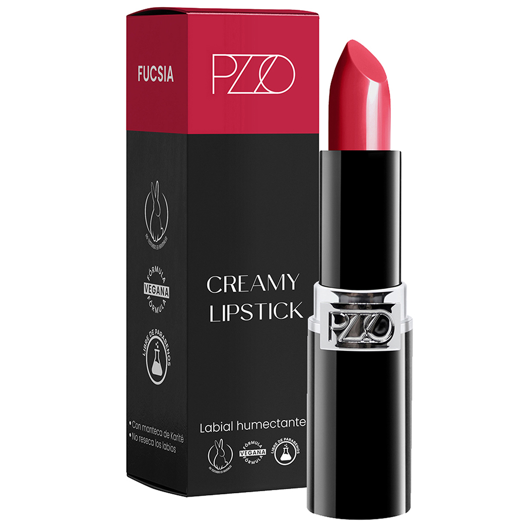 Labial Petrizzio Creamy Lipstick Fucsia