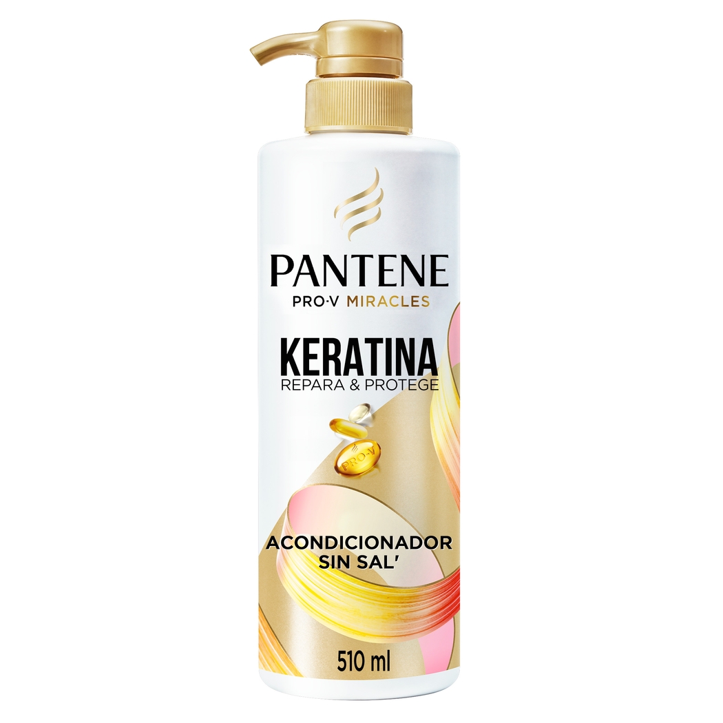 Acondicionador sin sal Pantene Keratina con Pro Vitamina B5 510 ml