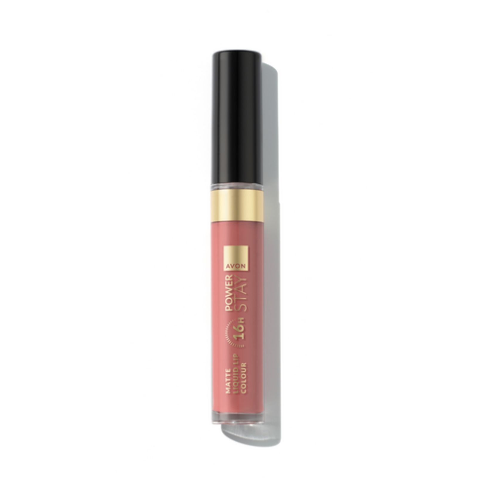 Labial Líquido Avon Larga Duración | Power Stay Nude Caramelito